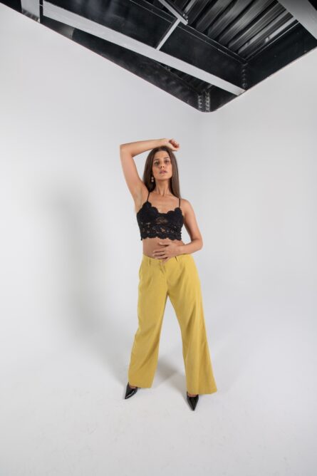 YELLOW CUPRO  PANT