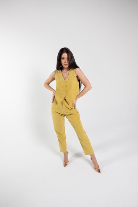 YELLOW CUPRO  PANT