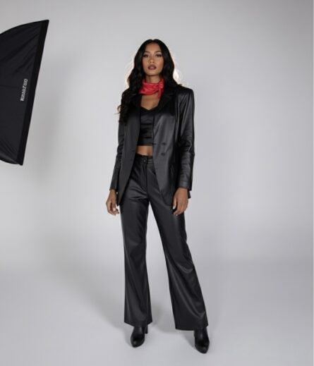 BLACK  LEATHER JACKET