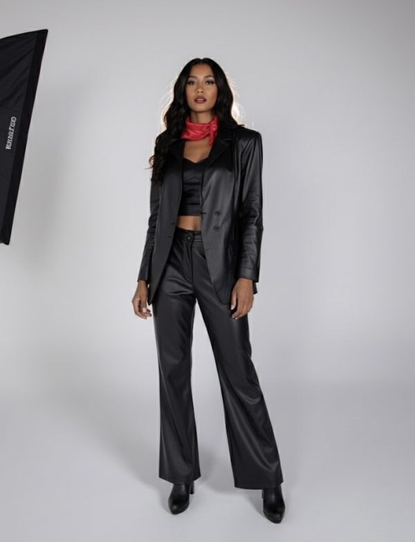 BLACK  LEATHER JACKET