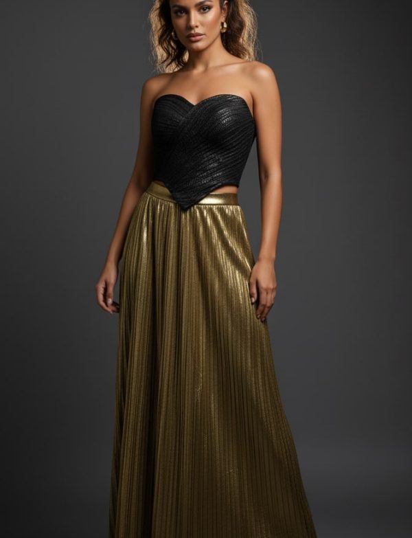 SET OF TOP AND SKIRT