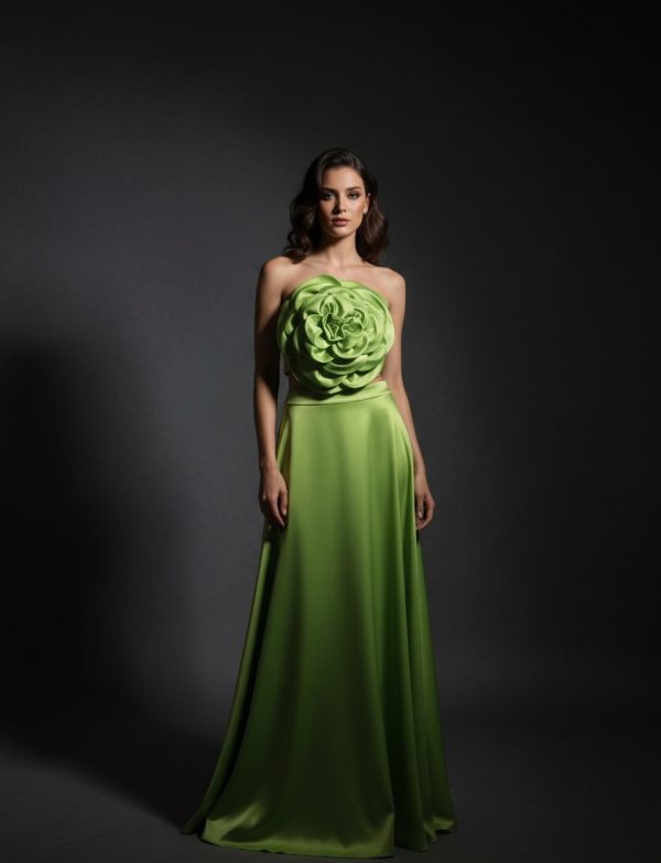 SET OF FLOWER TOP & SKIRT