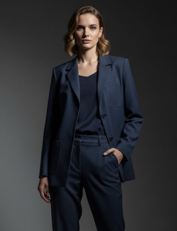 NAVY BLUE CUPRO JACKET